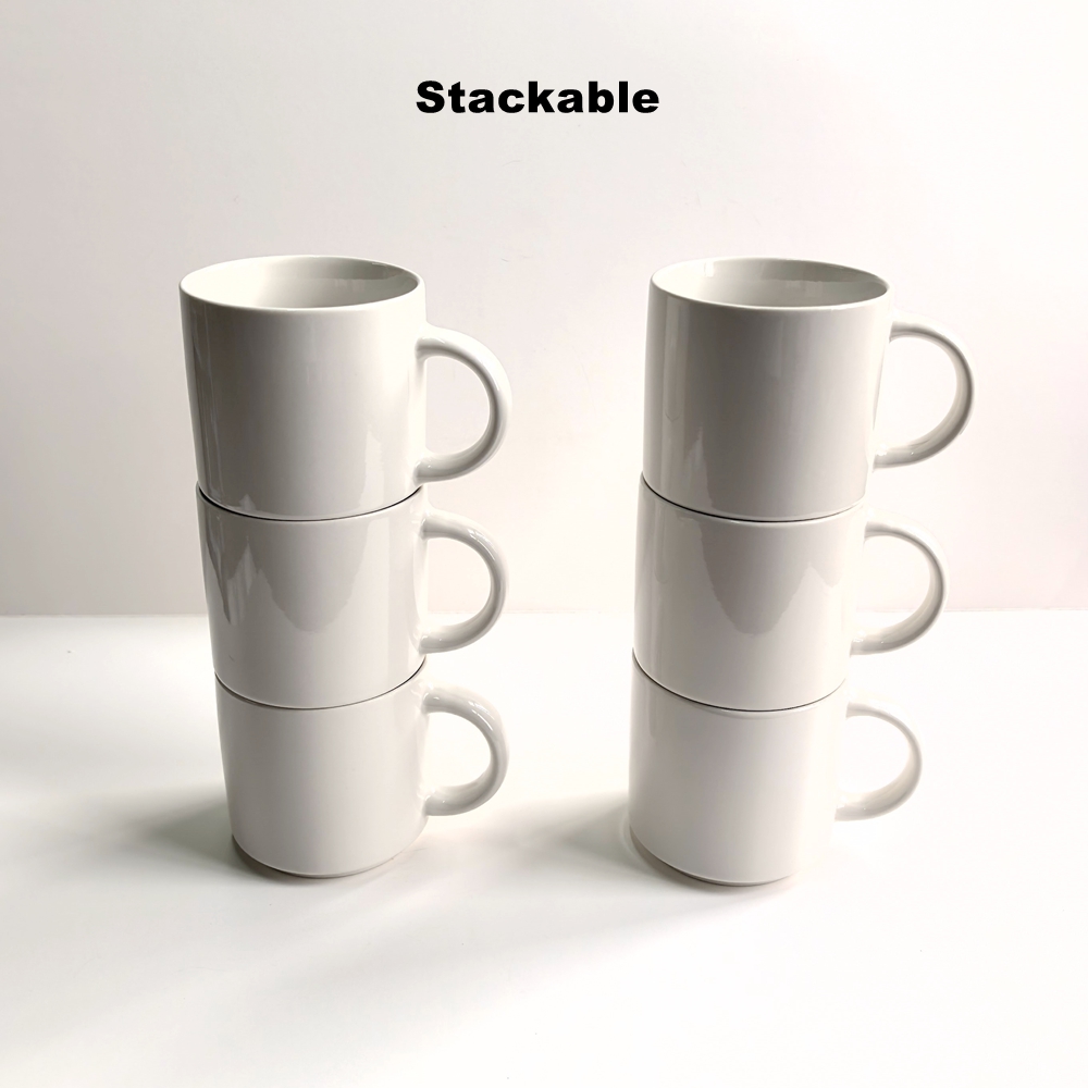 Sublimation Mug White - ReadStar 6 adet istiflenebilir saf beyaz