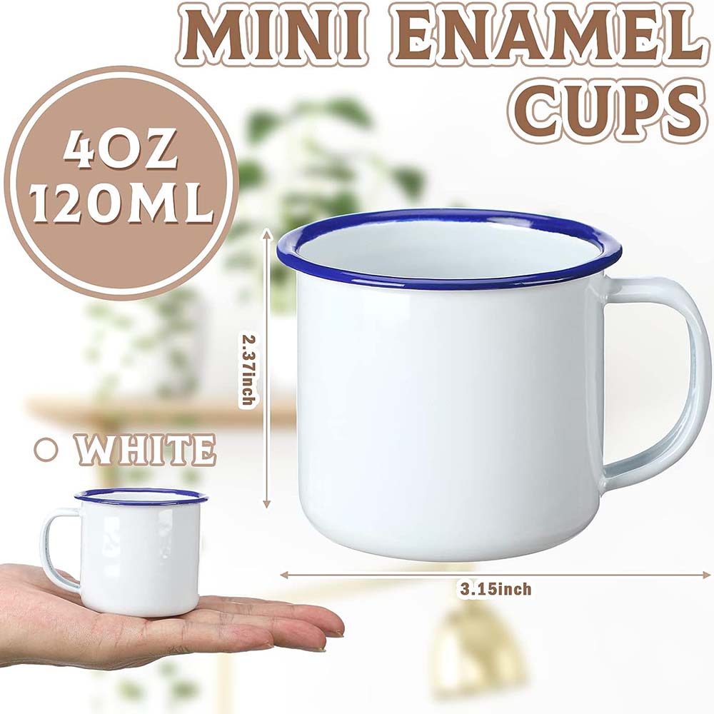 Mini emaye kamp kahve kupalar  - Sublimation Mug White incelemesi ve fiyatı